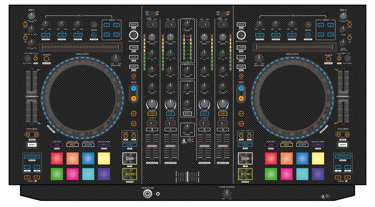 Denon DJ MC 7000 Skin Carbon