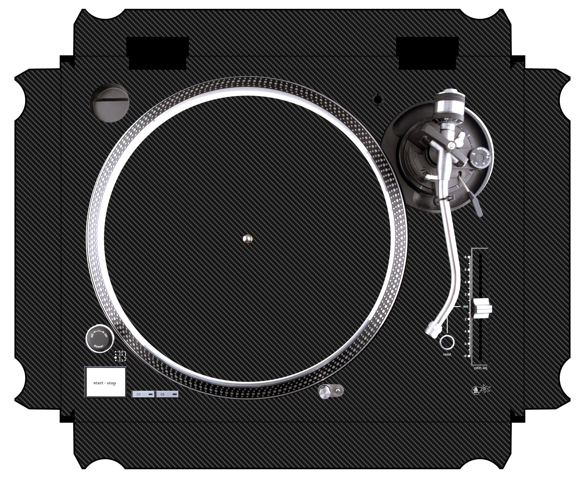 Technics 1200 / 1210 MK5 Skin Carbon