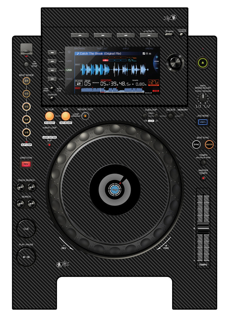 Pioneer DJ CDJ 900 NEXUS Skin Carbon
