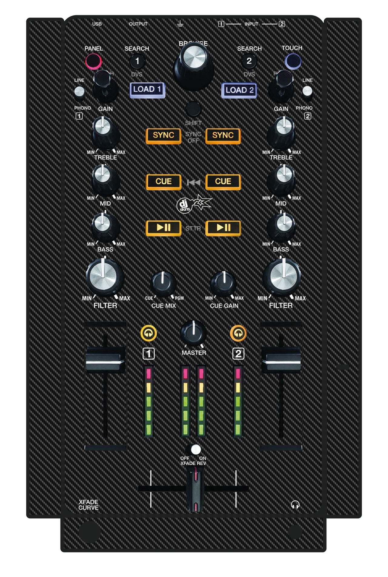 Akai Pro AMX Skin Carbon