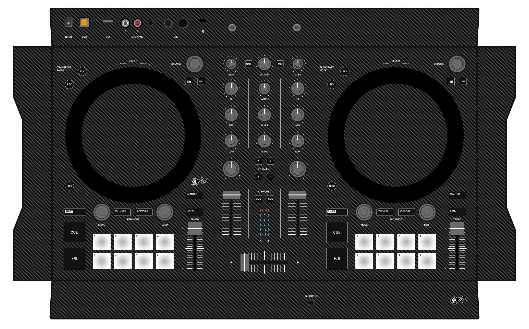 Native Instruments S2 MK3 Skin Carbon