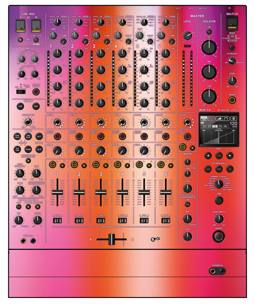 Pioneer DJ DJM V10 Skin Club Dome