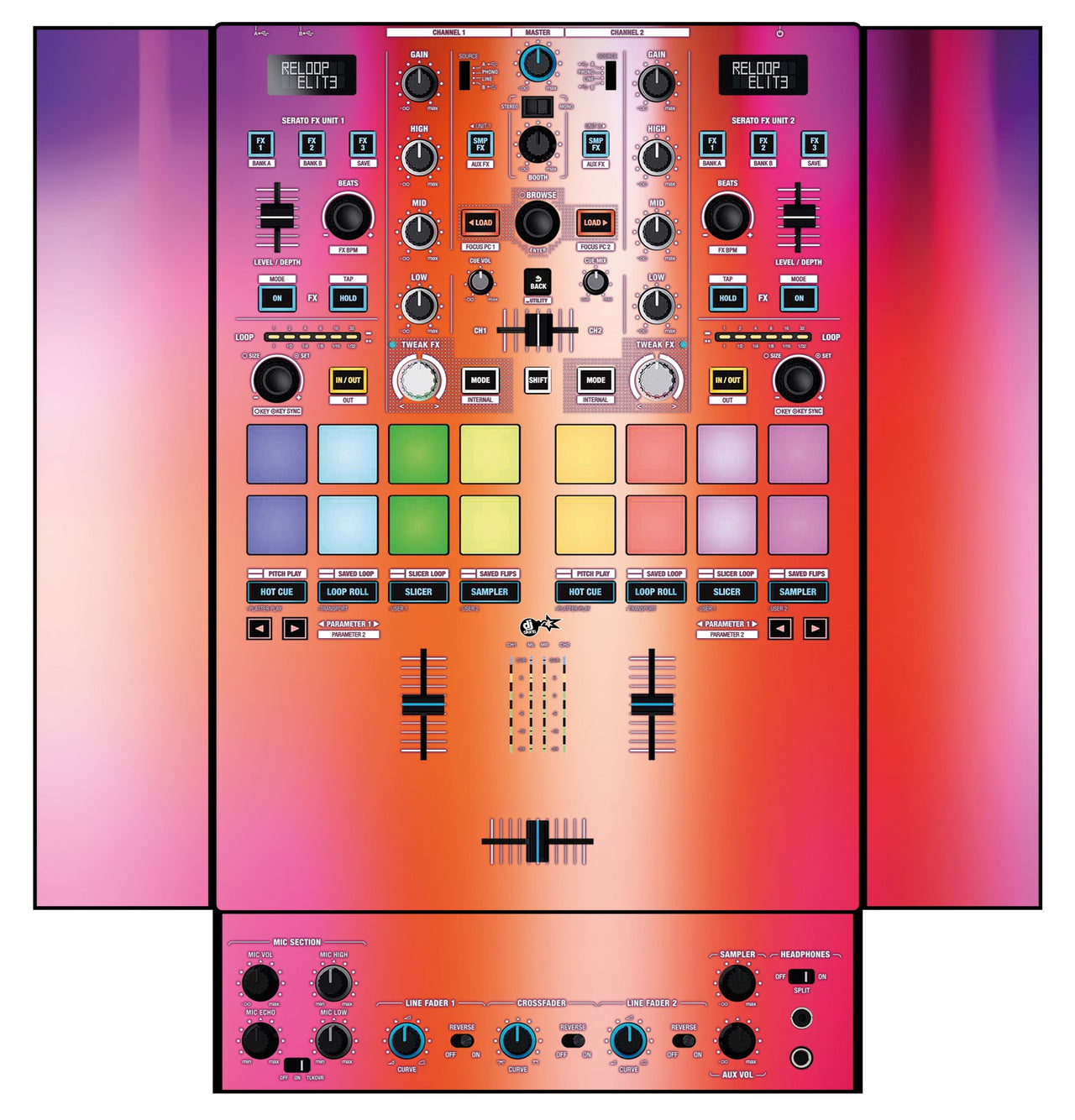 Reloop Elite Skin Club Dome