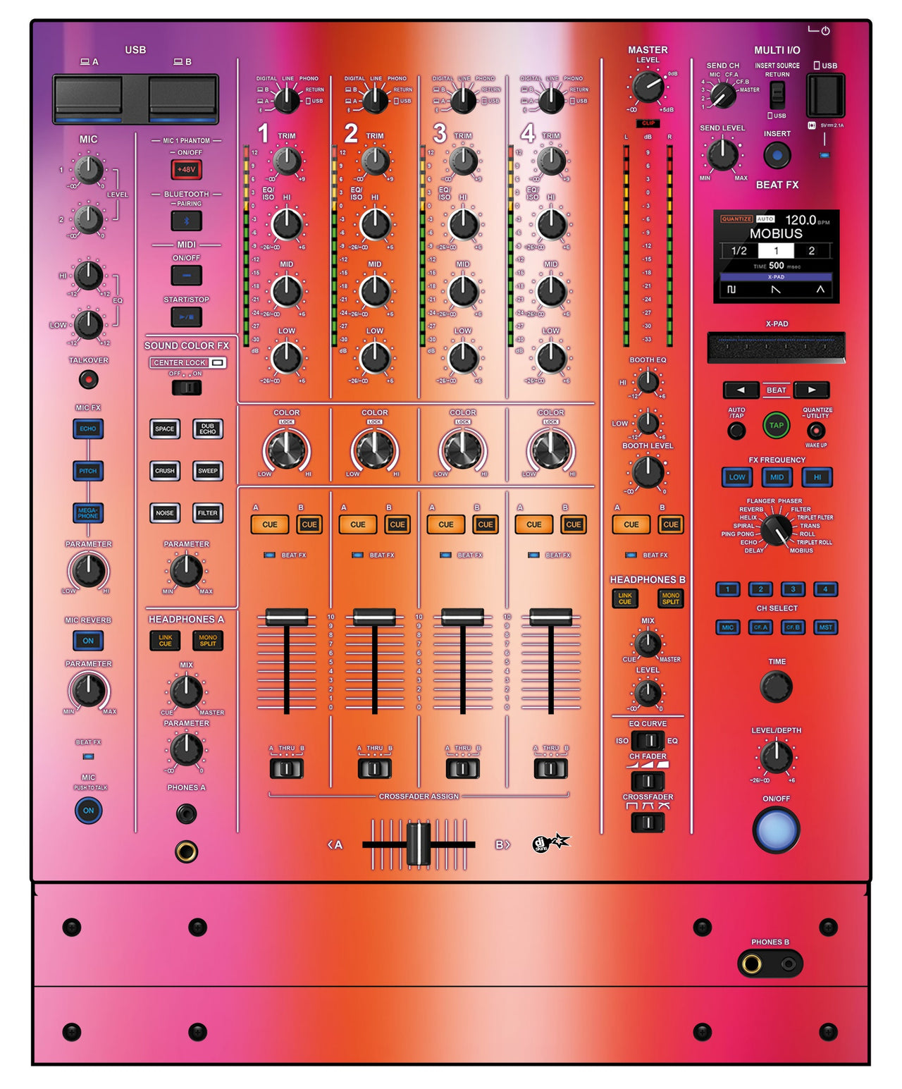 Pioneer DJ DJM A9 Skin Club Dome