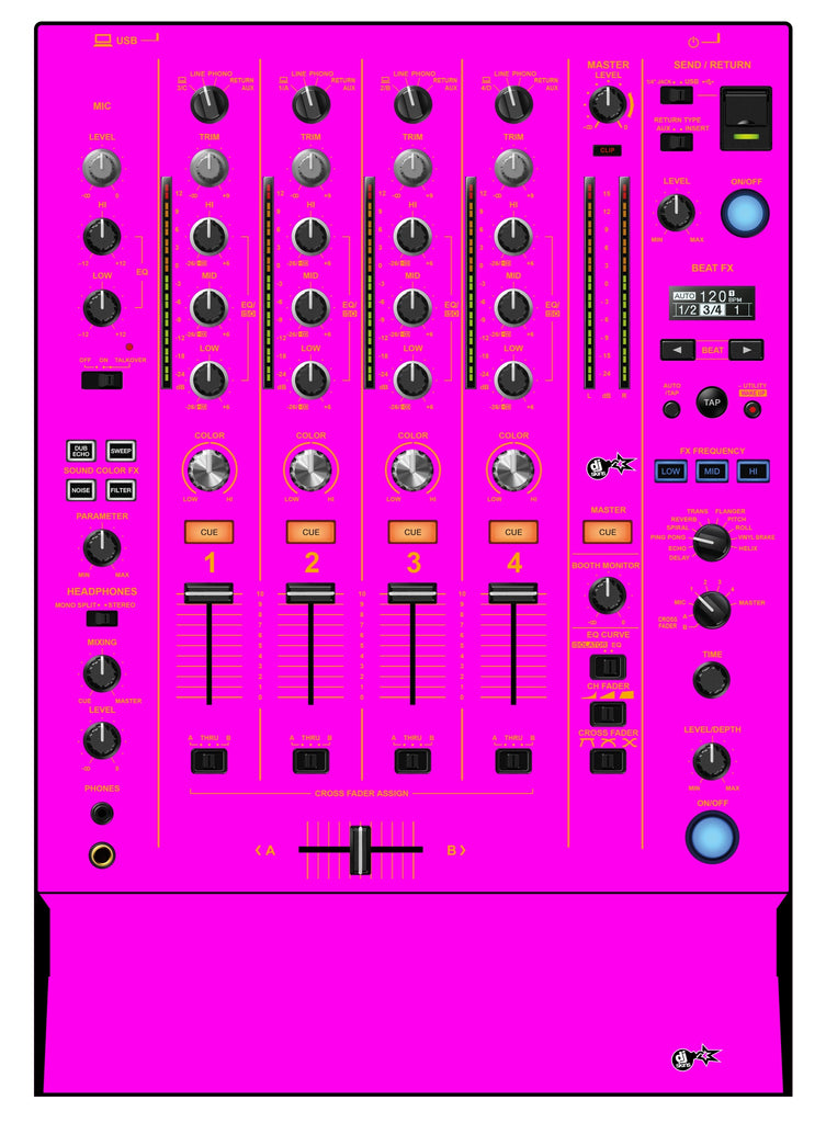 Pioneer DJ DJM 750 MK2 Skin Einfarbig