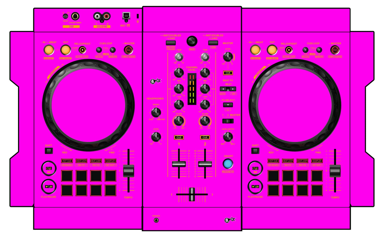 Pioneer DJ DDJ 400 Skin Einfarbig