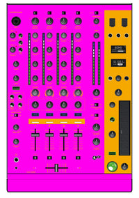 Denon DJ X 1850 Skin Einfarbig