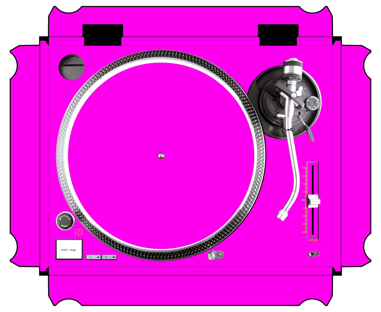 Technics 1200 / 1210 MK2 Skin Einfarbig