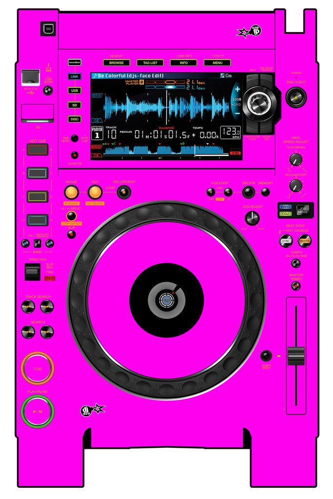 Pioneer DJ CDJ 2000 NEXUS 2 Skin Einfarbig