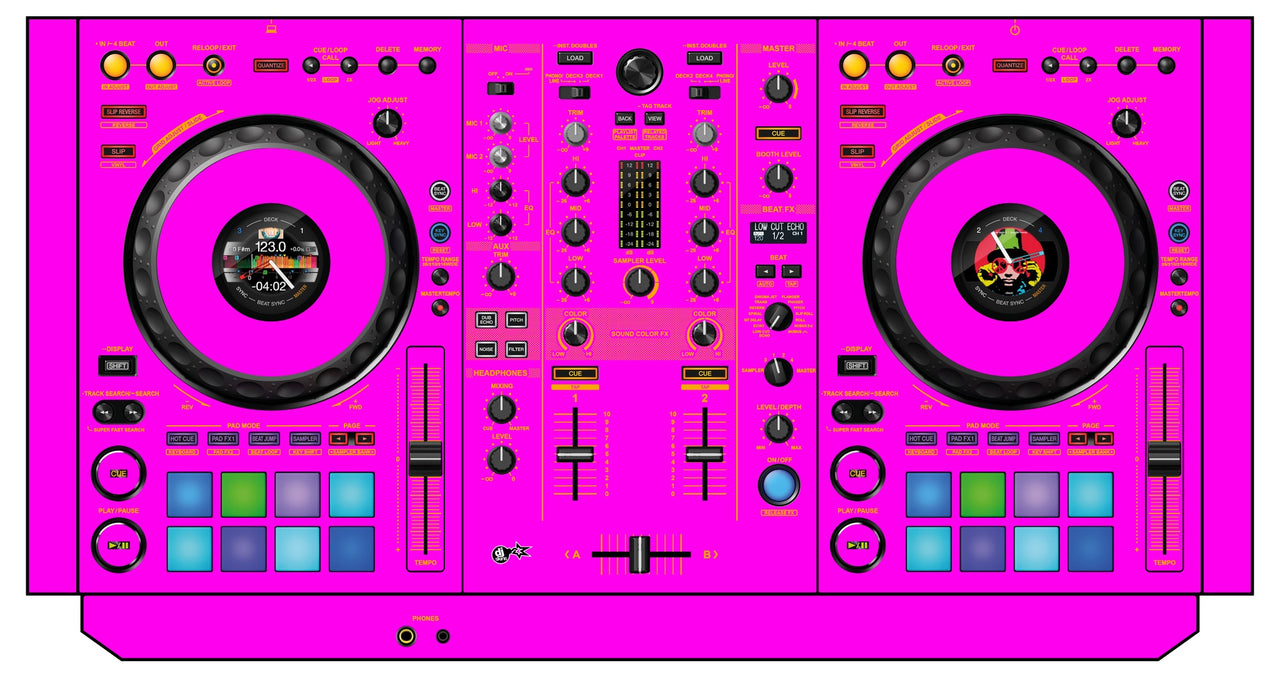 Pioneer DJ DDJ 800 Skin Einfarbig