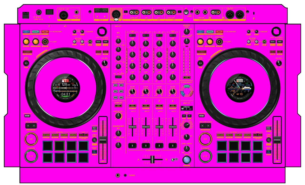 Pioneer DJ DDJ FLX10 Skin Einfarbig