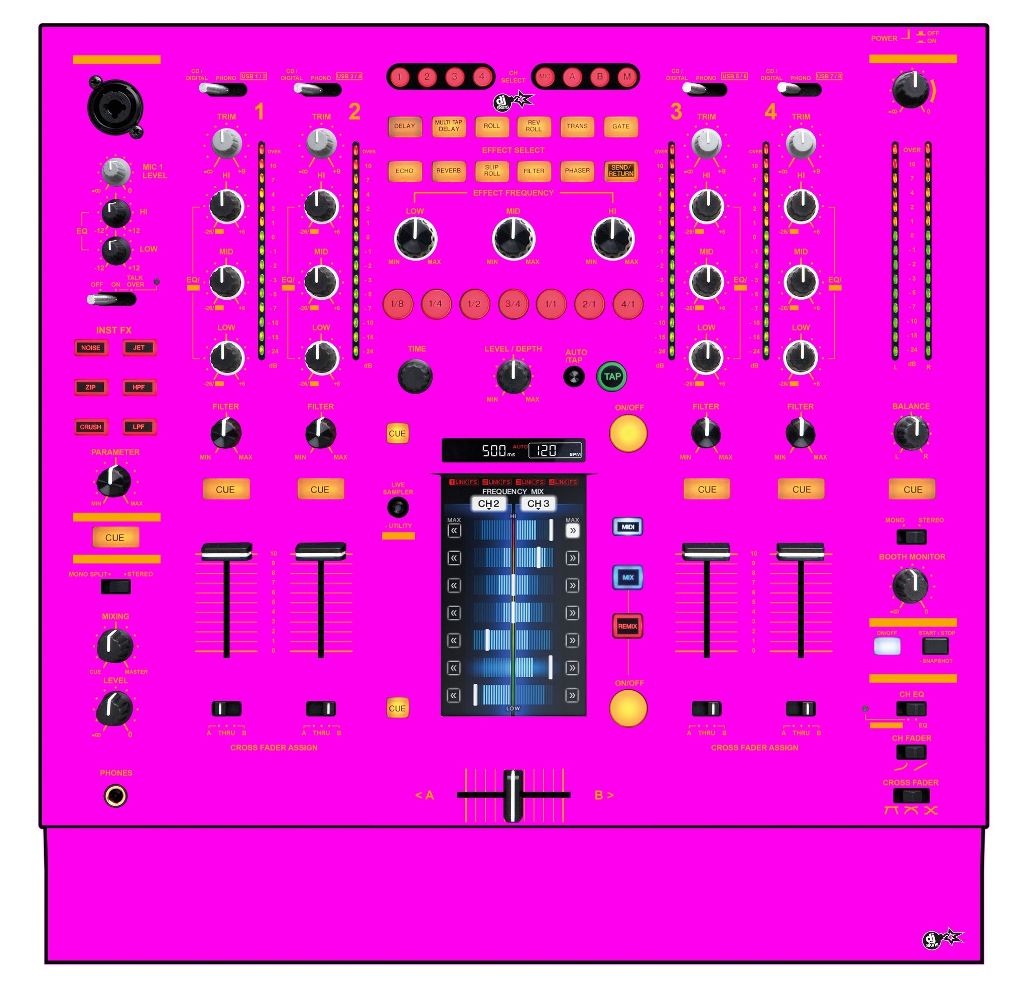 Pioneer DJ DJM 2000 Skin Einfarbig