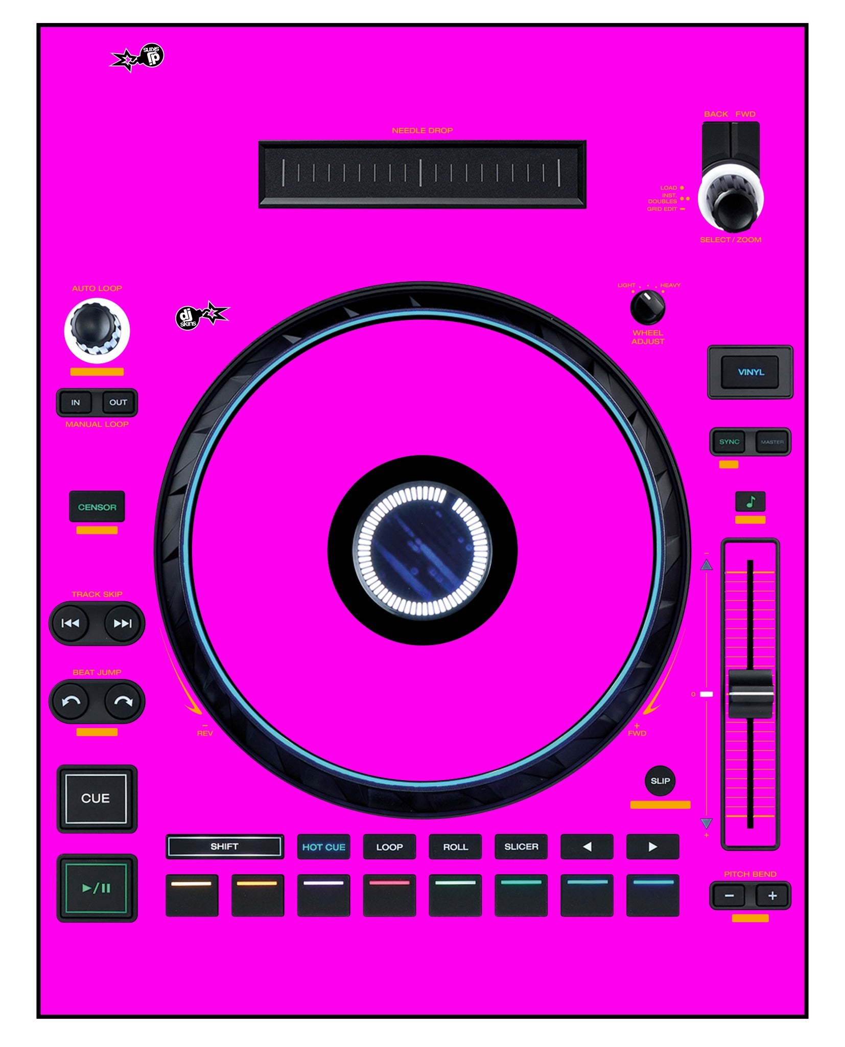 Denon DJ LC 6000 Skin Einfarbig
