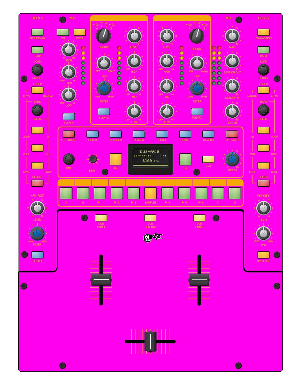 Rane 62 Skin Einfarbig