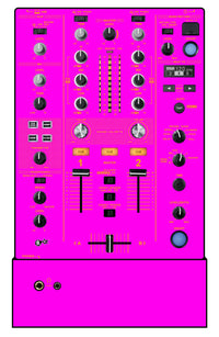 Pioneer DJ DJM 450 Skin Einfarbig