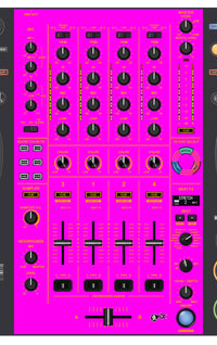 Pioneer DJ DDJ FLX10 MIXER Skin Einfarbig