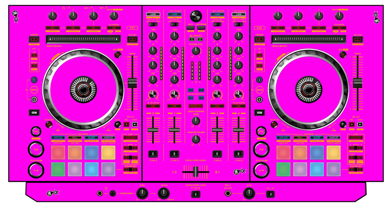 Pioneer DJ DDJ SX 3 Skin Einfarbig