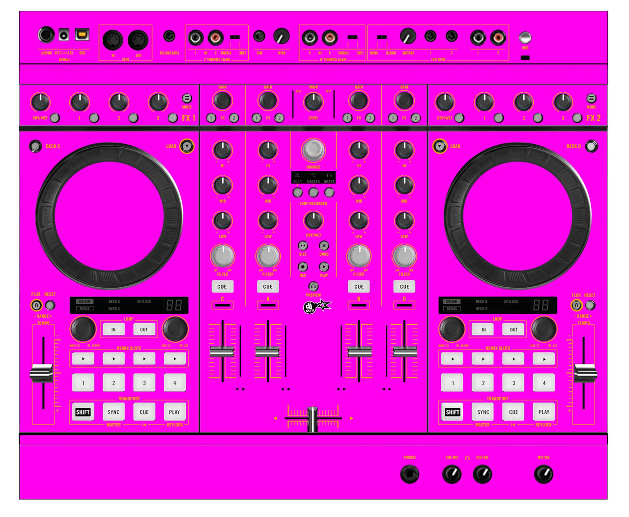 Native Instruments S4 MK2 Skin Einfarbig