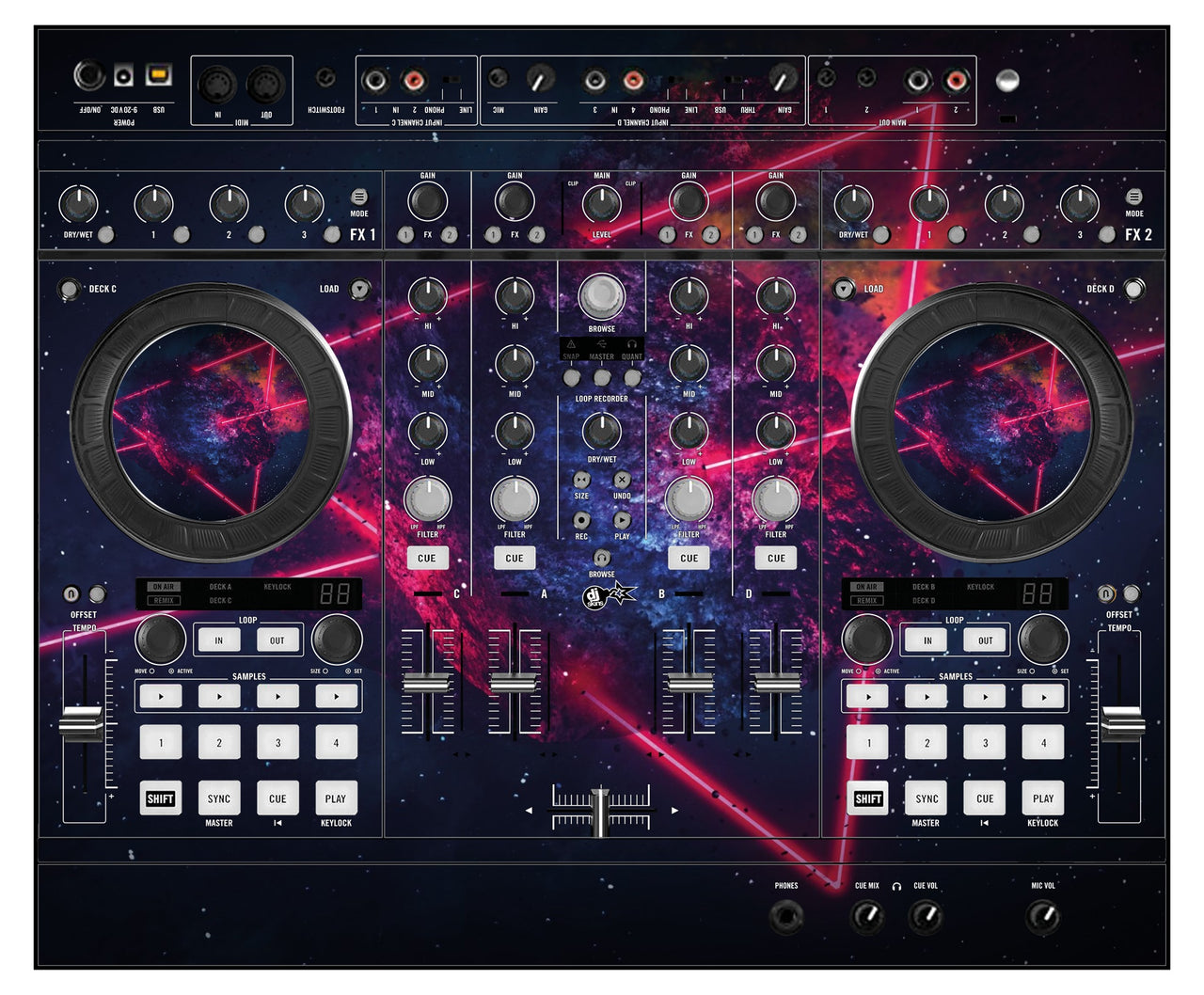 Native Instruments S4 MK1 Skin Cometazer