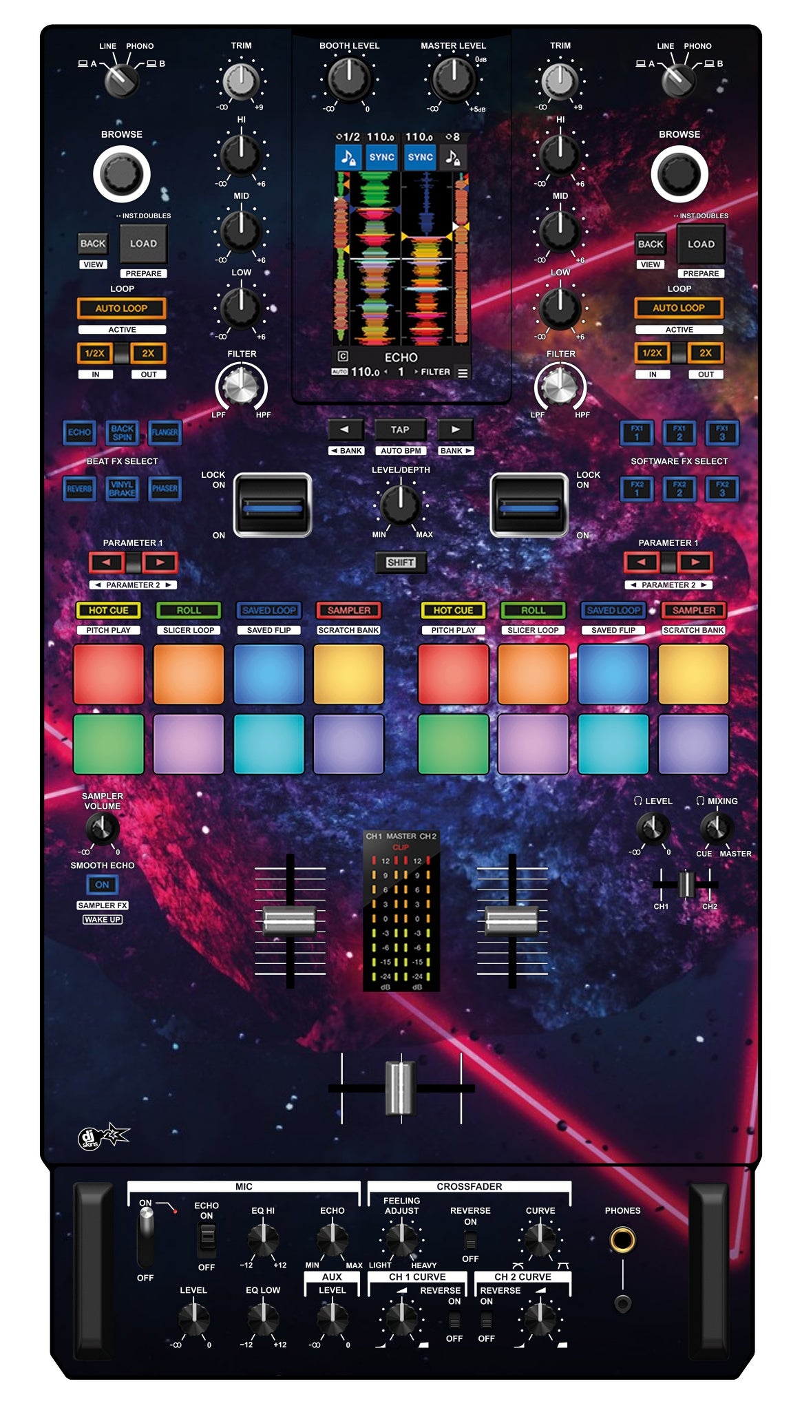Pioneer DJ DJM S11 Skin Cometazer