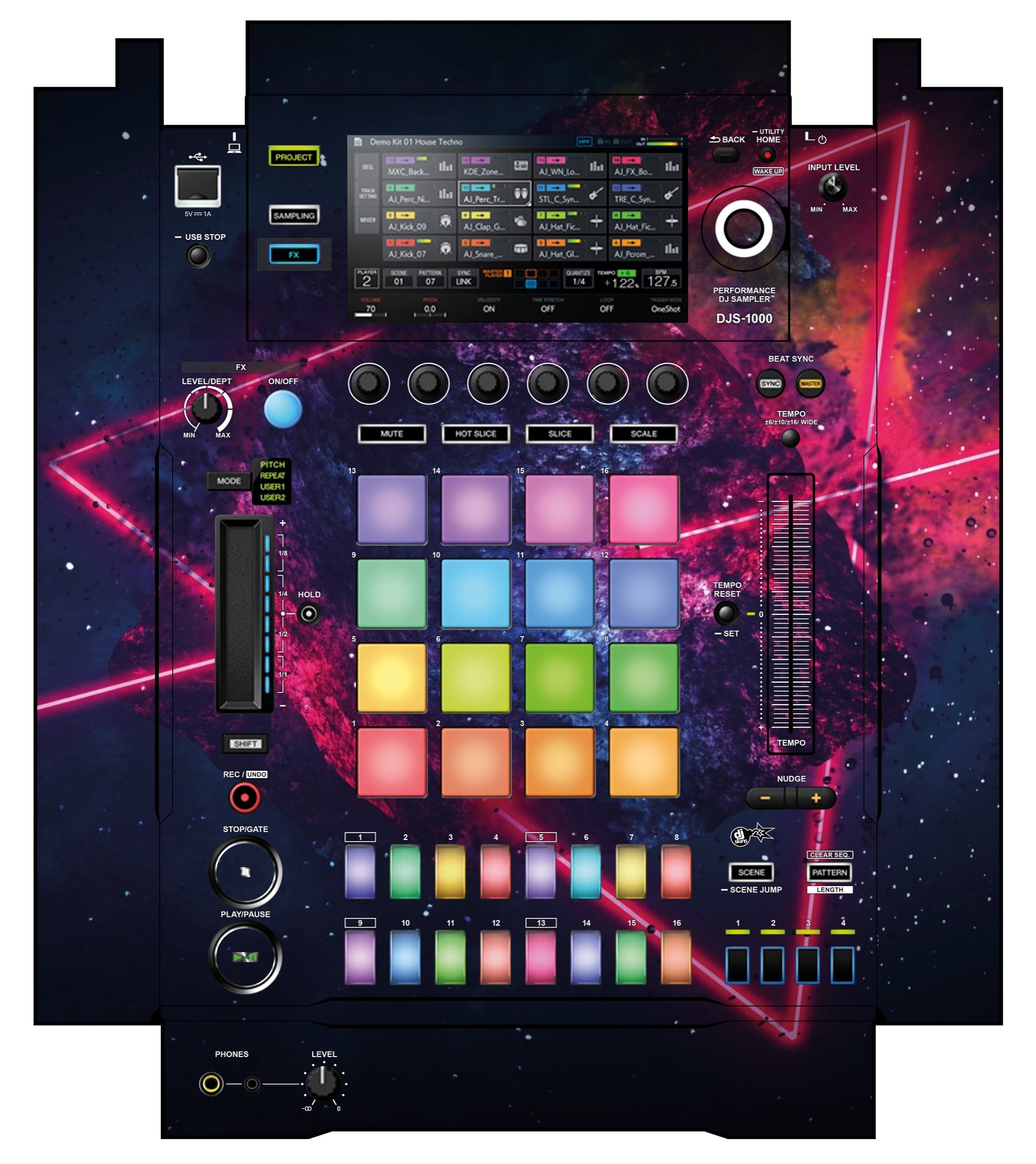 Pioneer DJ DJS 1000 Skin Cometazer