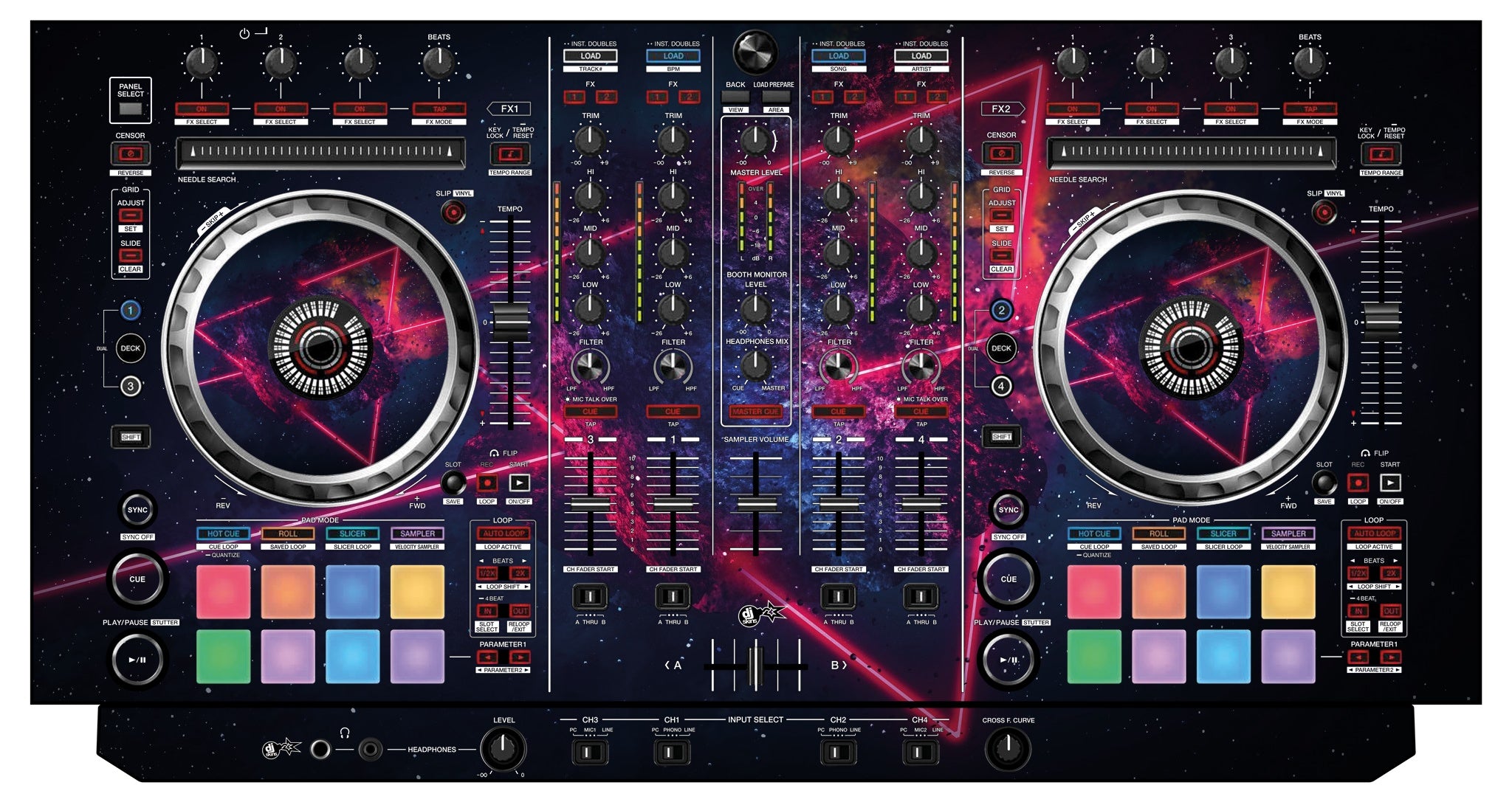 Pioneer DJ DDJ SX 2 Skin Cometazer