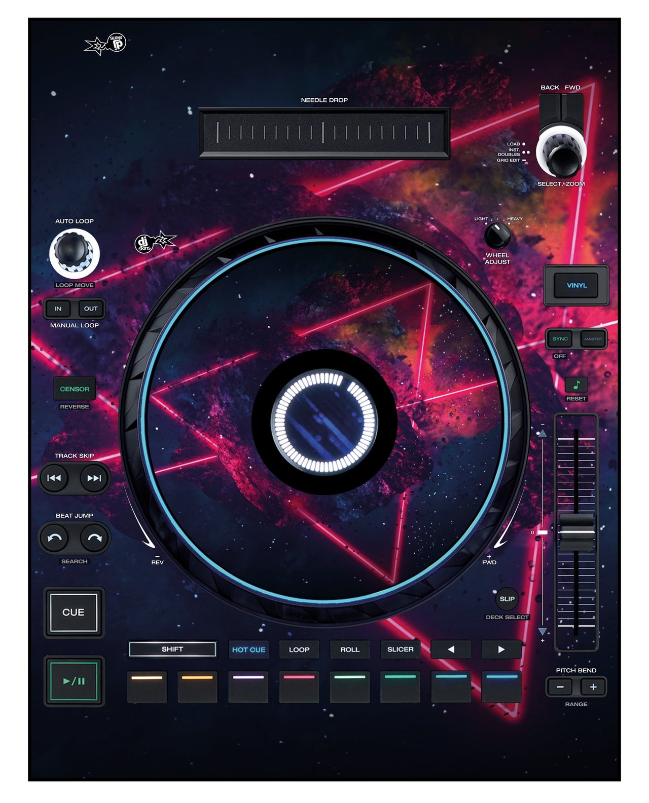 Denon DJ LC 6000 Skin Cometazer