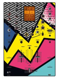 Pioneer DJ DJM 909 Skin Comic