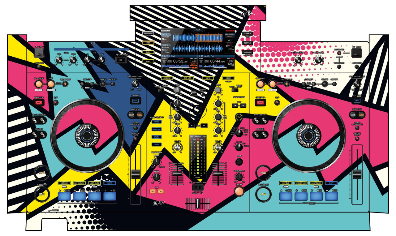 Pioneer DJ XDJ RX Skin Comic