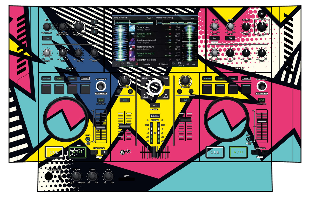 Denon DJ PRIME GO Skin Comic