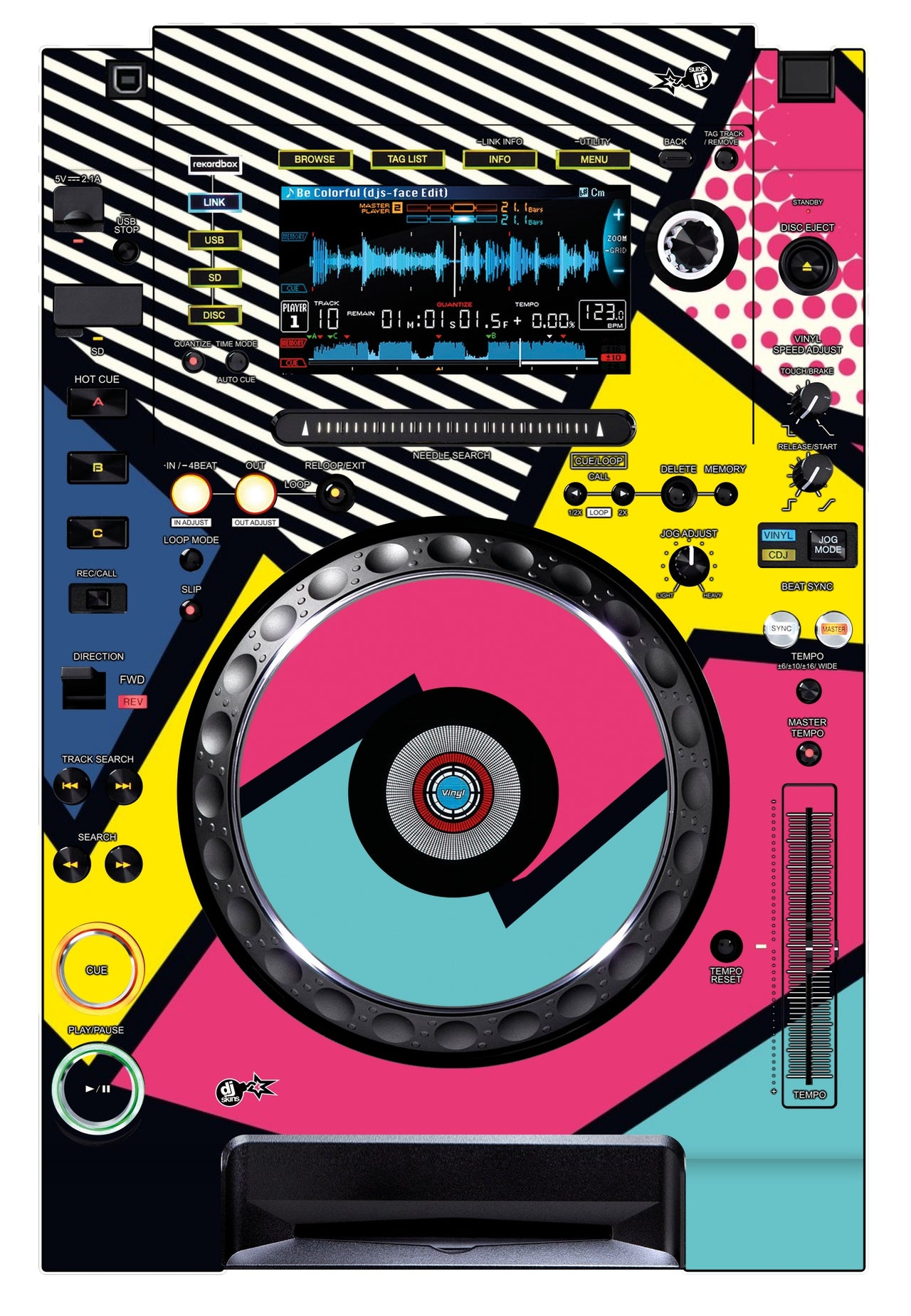 Pioneer DJ CDJ 2000 NEXUS Skin Comic