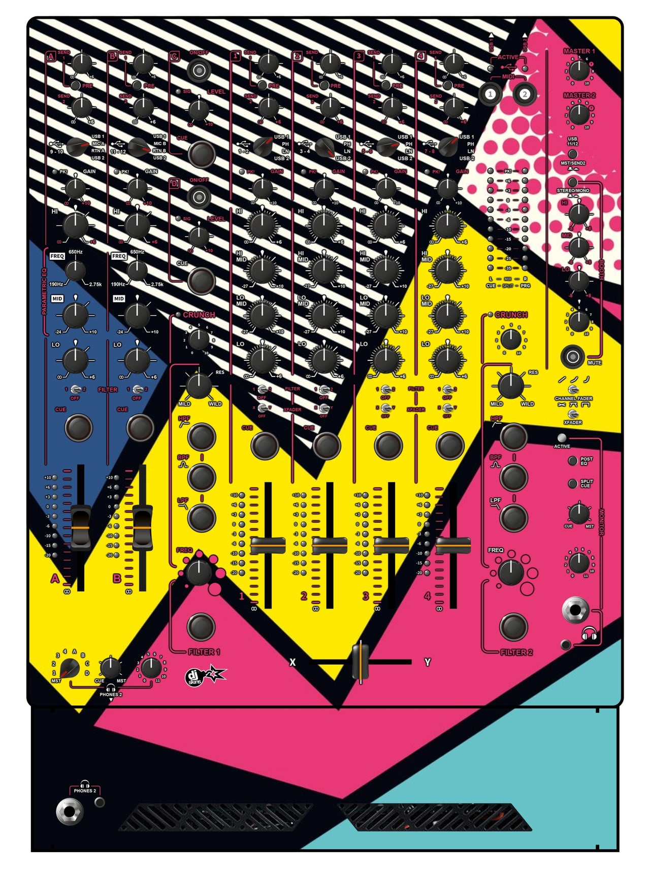 Allen and Heath XONE 96 Skin Comic