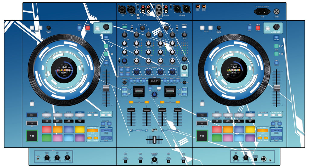 Rane FOUR Skin Constructor Blue