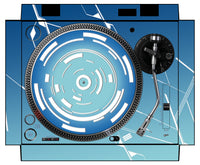 Pioneer DJ PLX 500 Skin Constructor Blue
