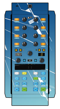 Native Instruments X1 MK2 Skin Constructor Blue
