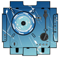 Numark PT 01 incl. Sides Skin Constructor Blue