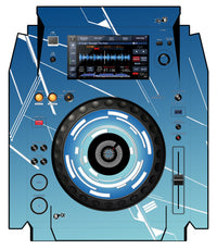 Pioneer DJ XDJ 1000 Skin Constructor Blue
