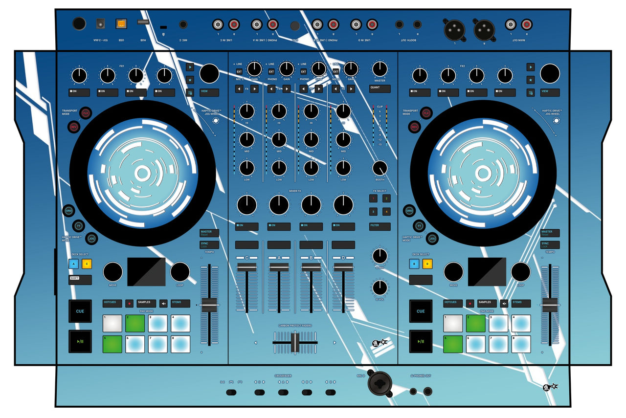 Native Instruments S4 MK3 Skin Constructor Blue