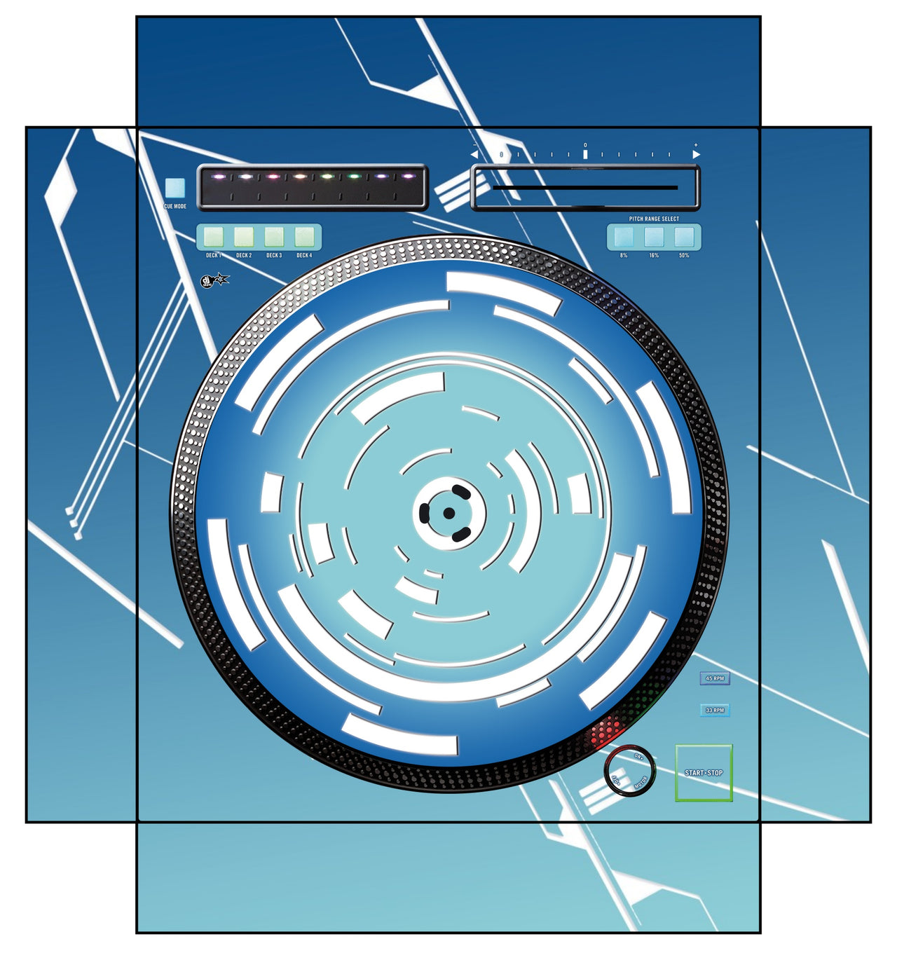 Rane TWELVE Skin Constructor Blue