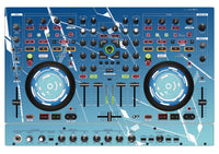 Denon DJ MC 6000 MK2 Skin Constructor Blue