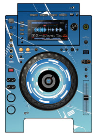 Pioneer DJ CDJ 900 NEXUS Skin Constructor Blue