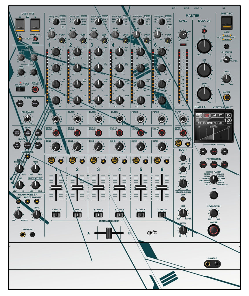 Pioneer DJ DJM V10 Skin Constructor