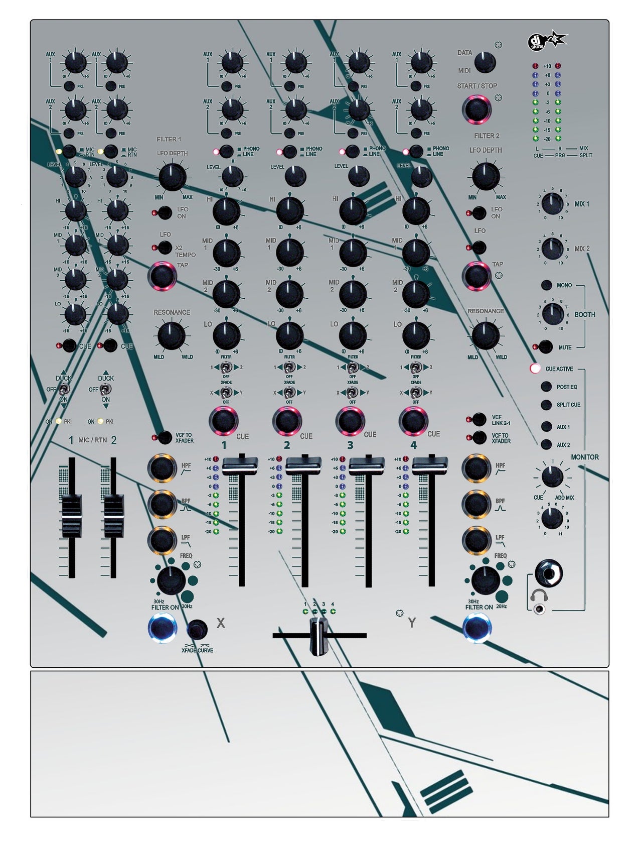 Allen and Heath XONE 92 Skin Constructor