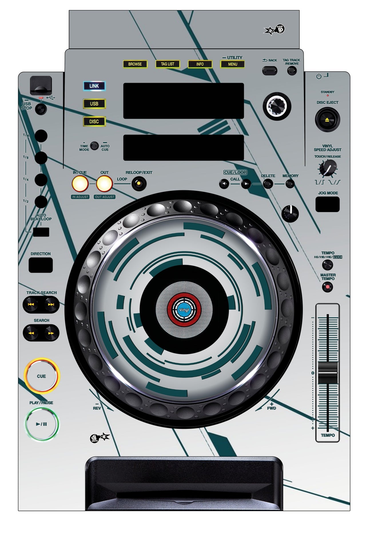 Pioneer DJ CDJ 900 Skin Constructor