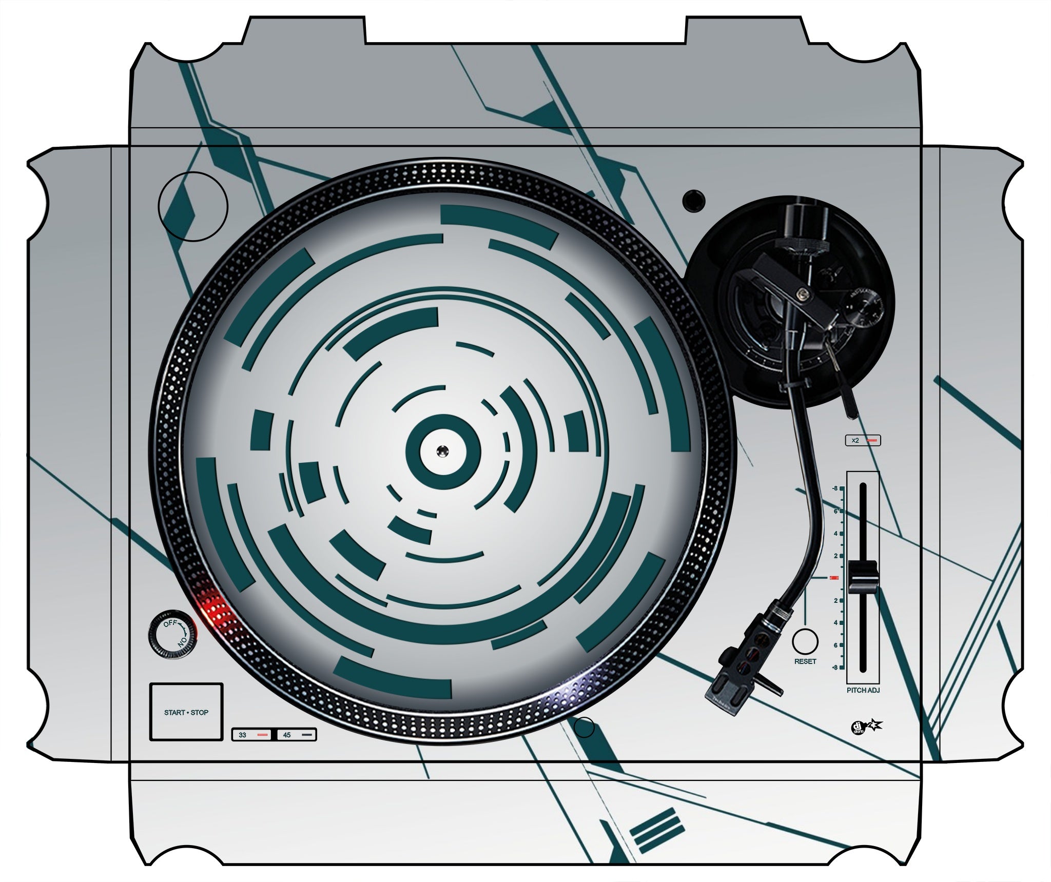 Technics 1200 / 1210 MK7 Skin Constructor