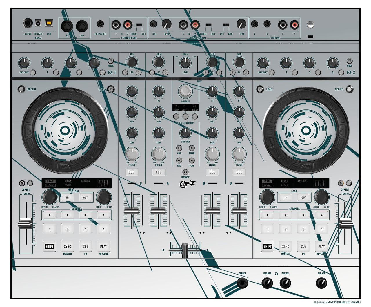 Native Instruments S4 MK1 Skin Constructor