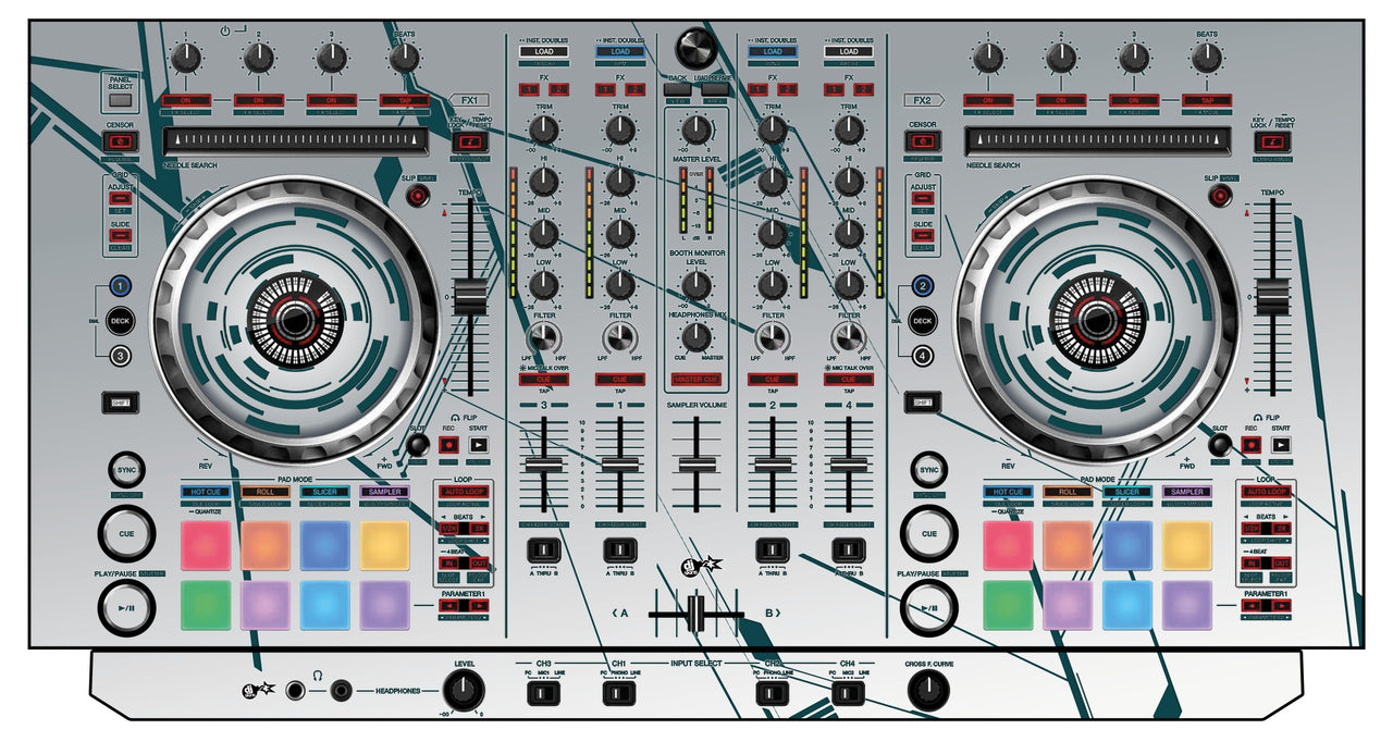 Pioneer DJ DDJ SX 2 Skin Constructor