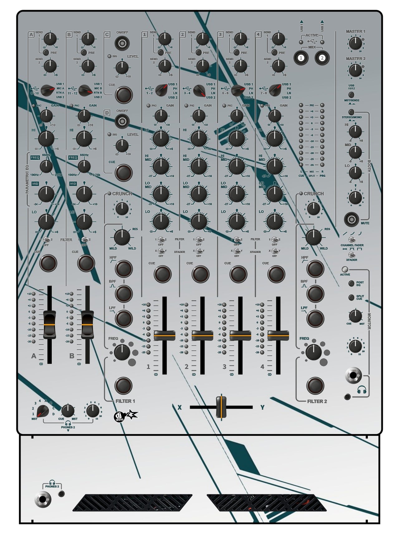 Allen and Heath XONE 96 Skin Constructor