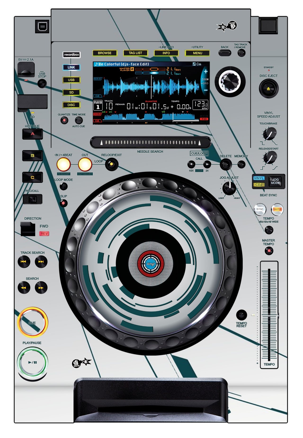 Pioneer DJ CDJ 2000 NEXUS Skin Constructor