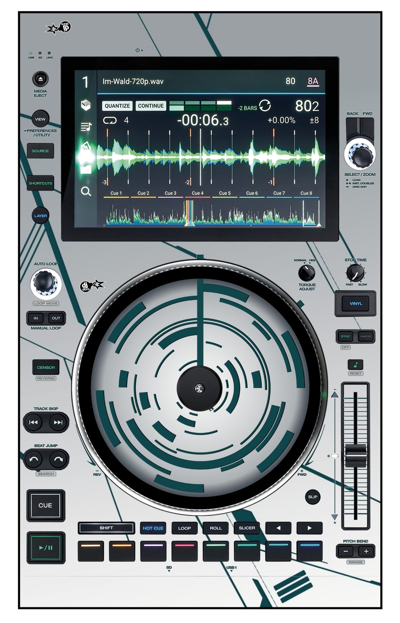 Denon DJ SC 6000 M Skin Constructor